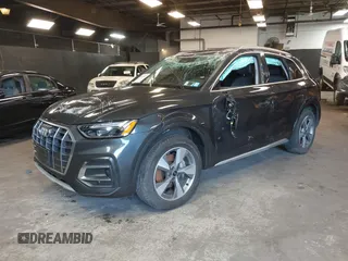 2023 Audi Q5 Premium with VIN WA1ABAFY7P2053949, listed as a IAAI auction lot 41657681 with 18,414 mi miles and . Bid and sale history available at DreamBid. Image 2.