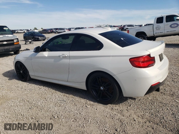 2018 BMW 2 Series M240i with VIN WBA2J5C54JVC07196, listed as a Copart auction lot 54226095 with 31,715 mi miles and Salvage title. Bid and sale history available at DreamBid. Image 2.
