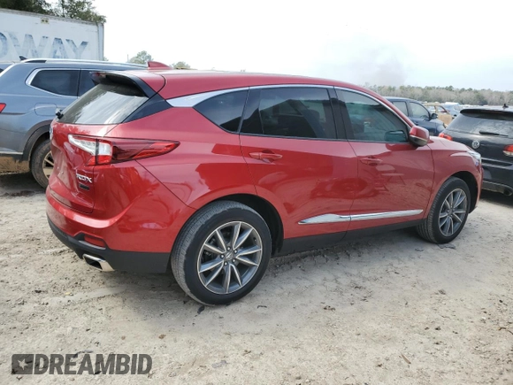 2023 Acura RDX w/Technology Package with VIN 5J8TC1H53PL009053, listed as a Copart auction lot 47217595 with 3,966 mi miles and Salvage Title. Bid and sale history available at carsss.com. Image 3.