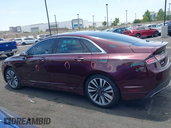2017 Lincoln MKZ Reserve with VIN 3LN6L5E93HR619155, listed as a IAAI auction lot 42588411 with 60,140 mi miles and . Bid and sale history available at DreamBid. Image 15.