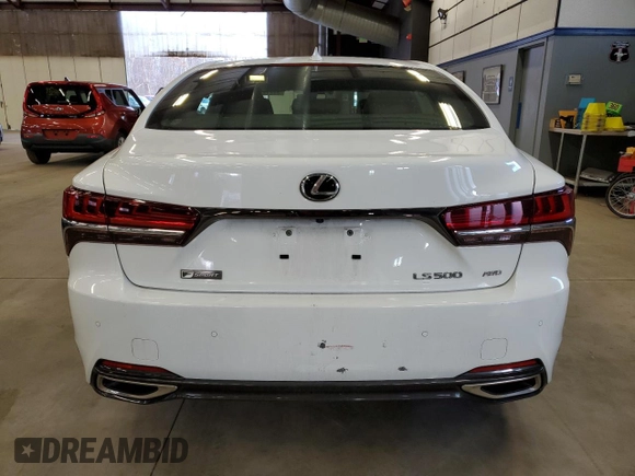2019 Lexus LS 500 with VIN JTHC51FF0K5006952, listed as a Copart auction lot 87219154 with 38,788 mi miles and Salvage title. Bid and sale history available at DreamBid. Image 6.