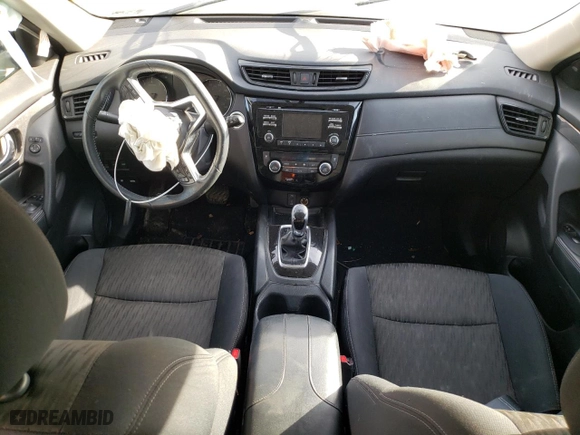 2017 Nissan Rogue S with VIN 5N1AT2MM4HC745294, listed as a Copart auction lot 47701475 with 0 mi miles and Non Repairable. Bid and sale history available at carsss.com. Image 8.