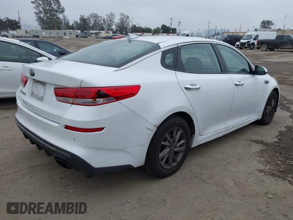 2019 Kia Optima LX with VIN 5XXGT4L35KG324274, listed as a IAAI auction lot 42111177 with 126,494 mi miles. Bid and sale history available at carsss.com. Image 4.