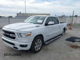 2020 Ram 1500 Big Horn with VIN 1C6RREMT2LN272790, listed as a IAAI auction lot 41340387 with 82,424 mi miles. Bid and sale history available at carsss.com. Image 2.