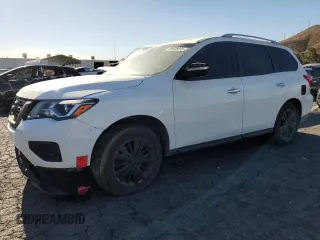 2017 Nissan Pathfinder S with VIN 5N1DR2MN1HC665228, listed as a Copart auction lot 89026945 with 176,016 mi miles and Clean Title. Bid and sale history available at carsss.com. Image 1.