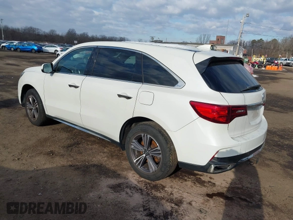2017 Acura MDX with VIN 5J8YD4H36HL008483, listed as a IAAI auction lot 41404900 with 89,934 mi miles. Bid and sale history available at carsss.com. Image 3.
