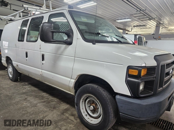 2013 Ford Econoline Cargo Commercial with VIN 1FTNE1EW6DDB01438, listed as a IAAI auction lot 42737683 with 125,160 mi miles and . Bid and sale history available at DreamBid. Image 24.