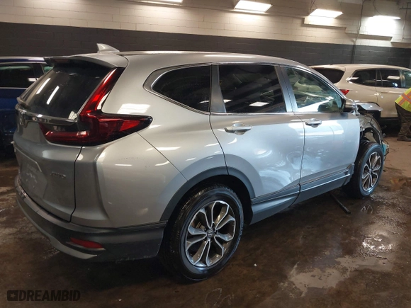 2021 Honda CR-V EX with VIN 2HKRW2H58MH635915, listed as a IAAI auction lot 41379995 with 38,319 mi miles. Bid and sale history available at carsss.com. Image 4.