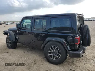 2024 Jeep Wrangler Sahara with VIN 1C4PJXEG8RW262661, listed as a Copart auction lot 55464325 with 561 mi miles and Salvage title. Bid and sale history available at DreamBid. Image 2.