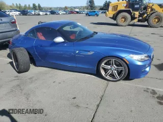 2016 BMW Z4 sDrive35is with VIN WBALM1C55GE634882, listed as a Copart auction lot 53873295 with 48,408 mi miles and Salvage Title. Bid and sale history available at carsss.com. Image 4.