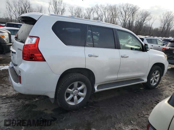 2010 Lexus GX 460 with VIN JTJBM7FX9A5011333, listed as a Copart auction lot 44585355 with 201,023 mi miles and Clean Title. Bid and sale history available at DreamBid. Image 3.