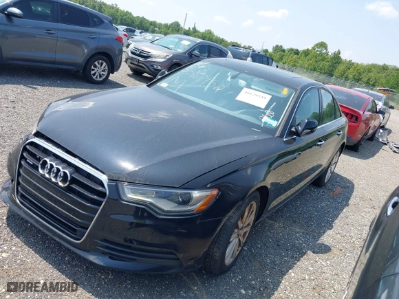 2015 Audi A6 2.0T Premium Plus with VIN WAUGFAFC0FN026501, listed as a IAAI auction lot 40129539 with 48,269 mi miles. Bid and sale history available at carsss.com. Image 2.