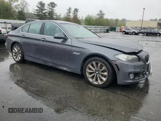 2016 BMW 5 Series 528i xDrive with VIN WBA5A7C51GG147316, listed as a Copart auction lot 55489225 with Not provided miles and Salvage title. Bid and sale history available at DreamBid. Image 4.
