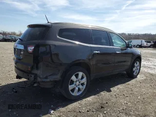 2017 Chevrolet Traverse LT with VIN 1GNKRGKD5HJ185795, listed as a Copart auction lot 50082545 with 96,981 mi miles and Salvage Title. Bid and sale history available at DreamBid. Image 3.