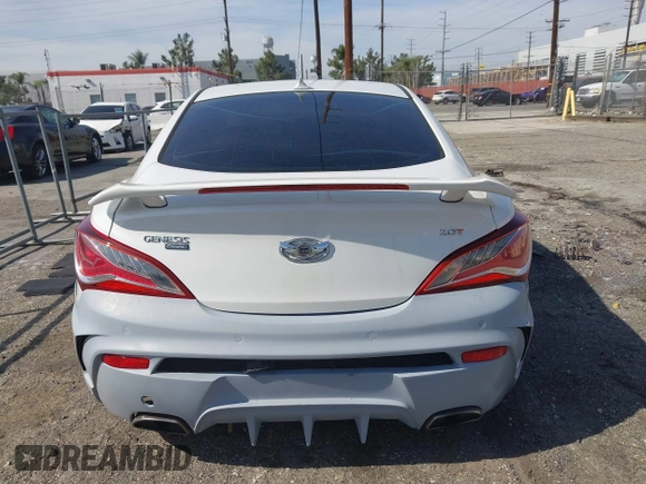 2013 Hyundai Genesis Coupe R-Spec with VIN KMHHT6KD2DU106506, listed as a IAAI auction lot 41611021 with 126,926 mi miles and . Bid and sale history available at DreamBid. Image 16.