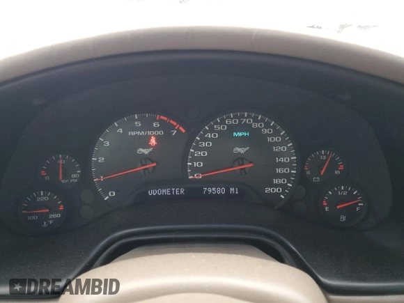 2003 Chevrolet Corvette z VIN 1G1YY22G635133153, wystawiony jako Copart lot #44798835 z przebiegiem 79 580 mil mil oraz Szkoda całkowita • Salvage title. Historia ofert i sprzedaży dostępna na DreamBid. Obrazek 9.