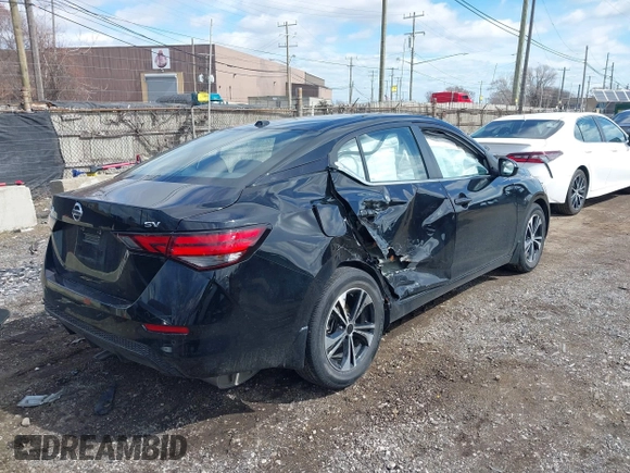 2021 Nissan Sentra SV with VIN 3N1AB8CV0MY289772, listed as a IAAI auction lot 41876197 with 18,124 mi miles and . Bid and sale history available at DreamBid. Image 4.
