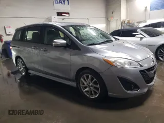 2015 Mazda 5 Grand Touring with VIN JM1CW2DL9F0181734, listed as a Copart auction lot 85604134 with 136,917 mi miles and Salvage title. Bid and sale history available at DreamBid. Image 4.