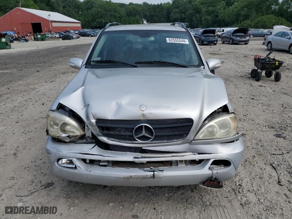 2002 Mercedes-Benz M-Class with VIN 4JGAB54E02A290444, listed as a Copart auction lot 88988025 with 197,816 mi miles and Non Repairable. Bid and sale history available at carsss.com. Image 5.