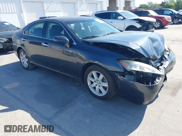 2008 Lexus ES 350 with VIN JTHBJ46G482249398, listed as a IAAI auction lot 42048437 with 124,500 mi miles. Bid and sale history available at carsss.com. Image 1.