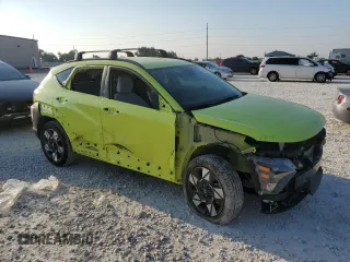 2024 Hyundai Kona SEL with VIN KM8HB3AB2RU141555, listed as a Copart auction lot 68497824 with 2,647 mi miles and Salvage Title. Bid and sale history available at carsss.com. Image 4.