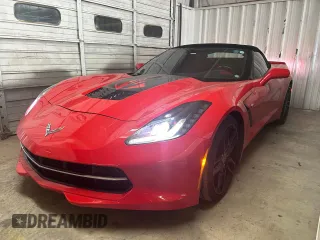 2014 Chevrolet Corvette 3LT with VIN 1G1YF3D75E5117036, listed as a Copart auction lot 79535354 with 73,695 mi miles and Clean Title. Bid and sale history available at carsss.com. Image 2.