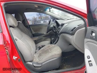 2015 Hyundai Accent GLS with VIN KMHCT4AE6FU851075, listed as a IAAI auction lot 41868391 with 90,523 mi miles. Bid and sale history available at carsss.com. Image 5.