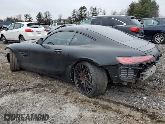 2016 Mercedes-Benz AMG GT S with VIN WDDYJ7JA9GA006390, listed as a Copart auction lot 84910144 with 54,370 mi miles and Salvage Title. Bid and sale history available at carsss.com. Image 2.