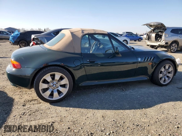 1997 BMW 3 Series 2.8L with VIN 4USCJ3321VLC07413, listed as a Copart auction lot 87749505 with 98,922 mi miles and Salvage Title. Bid and sale history available at carsss.com. Image 3.