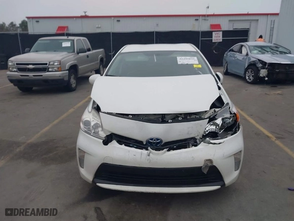 2012 Toyota Prius One with VIN JTDKN3DUXC5502899, listed as a IAAI auction lot 41295835 with NaN miles. Bid and sale history available at carsss.com. Image 12.