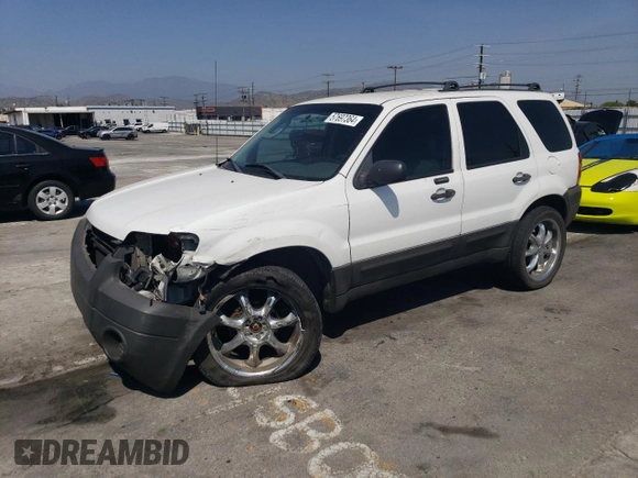 2006 Ford Escape XLS with VIN 1FMCU02Z36KA71926, listed as a Copart auction lot 57697364 with 225,212 mi miles and Salvage title. Bid and sale history available at DreamBid. Image 1.