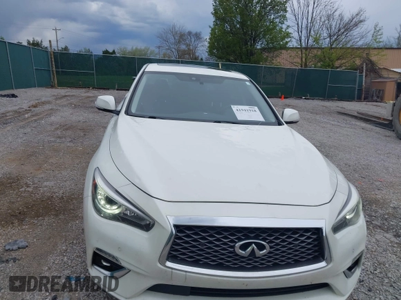 2020 Infiniti Q50 with VIN JN1EV7AR4LM250984, listed as a IAAI auction lot 41941918 with 76,086 mi miles and . Bid and sale history available at DreamBid. Image 6.