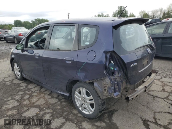 2008 Honda Fit Sport z VIN JHMGD386X8S038301, wystawiony jako Copart lot #56425215 z przebiegiem 131 050 mil mil oraz Szkoda całkowita • Salvage title. Historia ofert i sprzedaży dostępna na DreamBid. Obrazek 2.