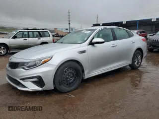 2020 Kia Optima LX with VIN 5XXGT4L32LG434782, listed as a Copart auction lot 55463075 with 107,058 mi miles and Salvage title. Bid and sale history available at DreamBid. Image 1.
