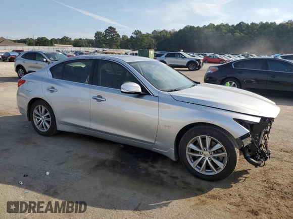 2017 Infiniti Q50 2.0t Sport with VIN JN1CV7AR8HM682394, listed as a Copart auction lot 72235254 with 117,380 mi miles and Salvage Title. Bid and sale history available at carsss.com. Image 4.