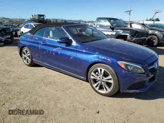 2018 Mercedes-Benz C 300 with VIN WDDWK4JB9JF599075, listed as a Copart auction lot 88006825 with 47,615 mi miles and Salvage Title. Bid and sale history available at DreamBid. Image 4.