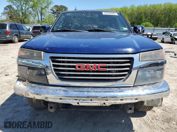 2012 GMC Canyon SLE1 with VIN 1GTD5MF98C8150458, listed as a Copart auction lot 52250445 with 63,100 mi miles and Salvage Title. Bid and sale history available at carsss.com. Image 5.