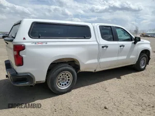 2019 Chevrolet Silverado 1500 Work Truck with VIN 1GCRYAEF8KZ356214, listed as a Copart auction lot 54830675 with 221,021 mi miles and Clean Title. Bid and sale history available at DreamBid. Image 3.