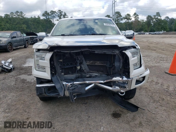 2016 Ford F-150 XLT with VIN 1FTEW1EF8GFC42811, listed as a Copart auction lot 55846215 with 215,992 mi miles and Salvage title. Bid and sale history available at DreamBid. Image 5.