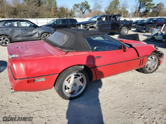 1989 Chevrolet Corvette with VIN 1G1YY3189K5121853, listed as a Copart auction lot 88135295 with 0 mi miles and Salvage Title. Bid and sale history available at carsss.com. Image 3.