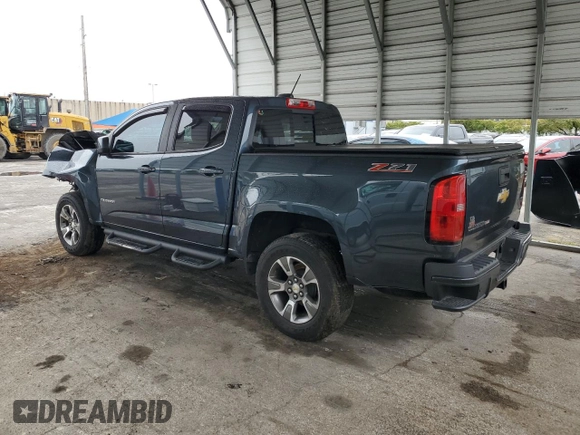 2019 Chevrolet Colorado 2WD Z71 with VIN 1GCGSDEN7K1160765, listed as a Copart auction lot 89120715 with 84,595 mi miles and Non Repairable. Bid and sale history available at carsss.com. Image 2.