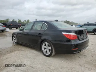 2008 BMW 5 Series 528i with VIN WBANU53558CT13194, listed as a Copart auction lot 51382785 with 178,266 mi miles and Salvage Title. Bid and sale history available at carsss.com. Image 2.