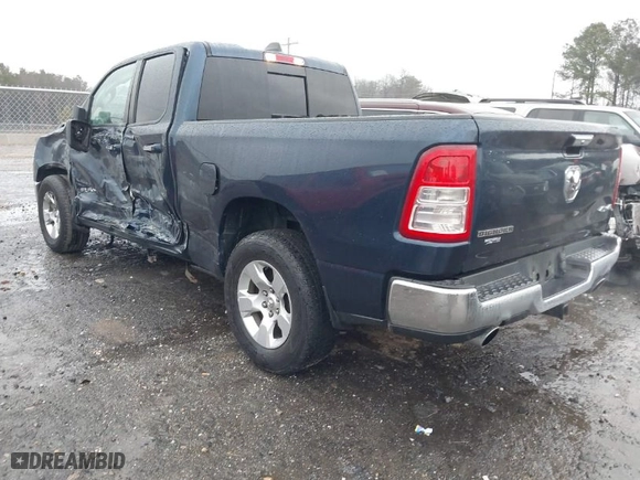 2020 Ram 1500 Big Horn with VIN 1C6SRFBT4LN162933, listed as a IAAI auction lot 41560583 with 94,564 mi miles. Bid and sale history available at carsss.com. Image 3.