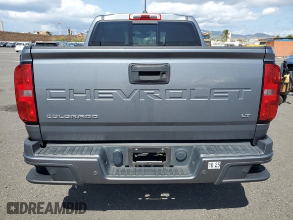 2021 Chevrolet Colorado 2WD LT with VIN 1GCGSCEA6M1120123, listed as a Copart auction lot 42838645 with 69,921 mi miles and Salvage Title. Bid and sale history available at carsss.com. Image 6.