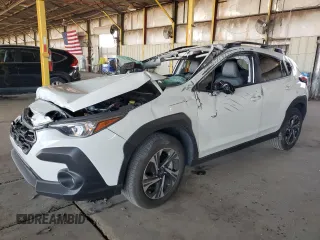 2024 Subaru Crosstrek Premium с VIN JF2GUADC0R8305026, выставлен на аукционе Copart как лот 54428795 с пробегом 19 417 миль миль и Списание • Salvage title. История ставок и продаж доступна на DreamBid. Изображение 1.