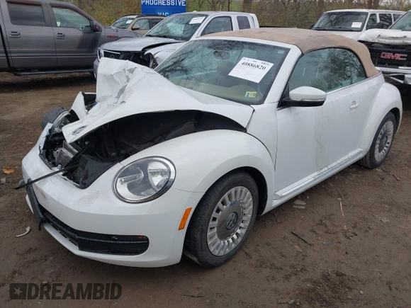 2015 Volkswagen Beetle 1.8T w/Tech with VIN 3VW517AT3FM805868, listed as a IAAI auction lot 40886820 with 113,380 mi miles and . Bid and sale history available at DreamBid. Image 17.