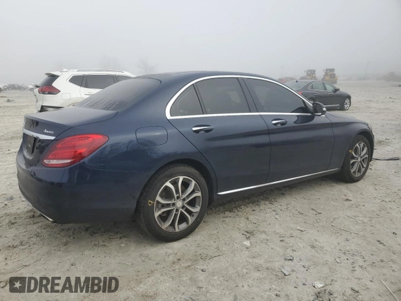 2015 Mercedes-Benz C-Class C 300 Luxury with VIN 55SWF4KB8FU016521, listed as a Copart auction lot 49176115 with 141,339 mi miles and Salvage Title. Bid and sale history available at carsss.com. Image 3.