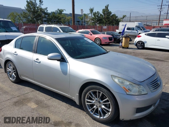 2007 Infiniti G35 Sedan Journey with VIN JNKBV61E87M727668, listed as a IAAI auction lot 41969548 with 138,821 mi miles. Bid and sale history available at carsss.com. Image 1.