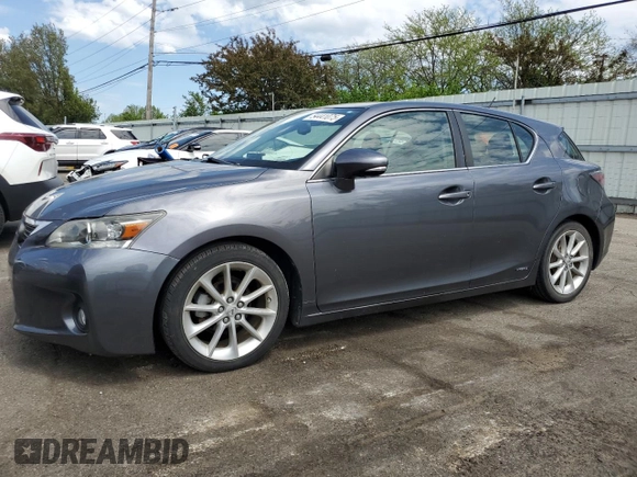 2012 Lexus CT 200h with VIN JTHKD5BH5C2059243, listed as a Copart auction lot 54441075 with 152,481 mi miles and Clean Title. Bid and sale history available at carsss.com. Image 1.
