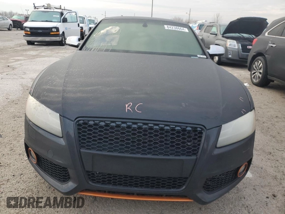 2011 Audi S5 Prestige with VIN WAUVVAFR4BA010575, listed as a Copart auction lot 84238664 with 150,523 mi miles and Salvage Title. Bid and sale history available at carsss.com. Image 5.